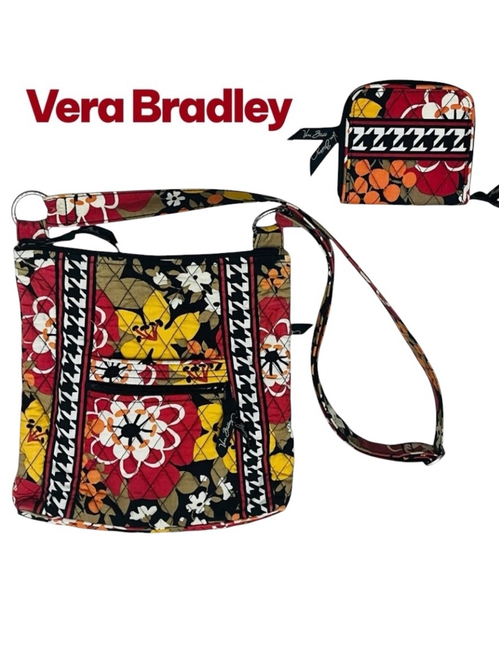 Vera Bradley Bag & Wallet Bittersweet Crossbody Hipster Multicolor Floral
